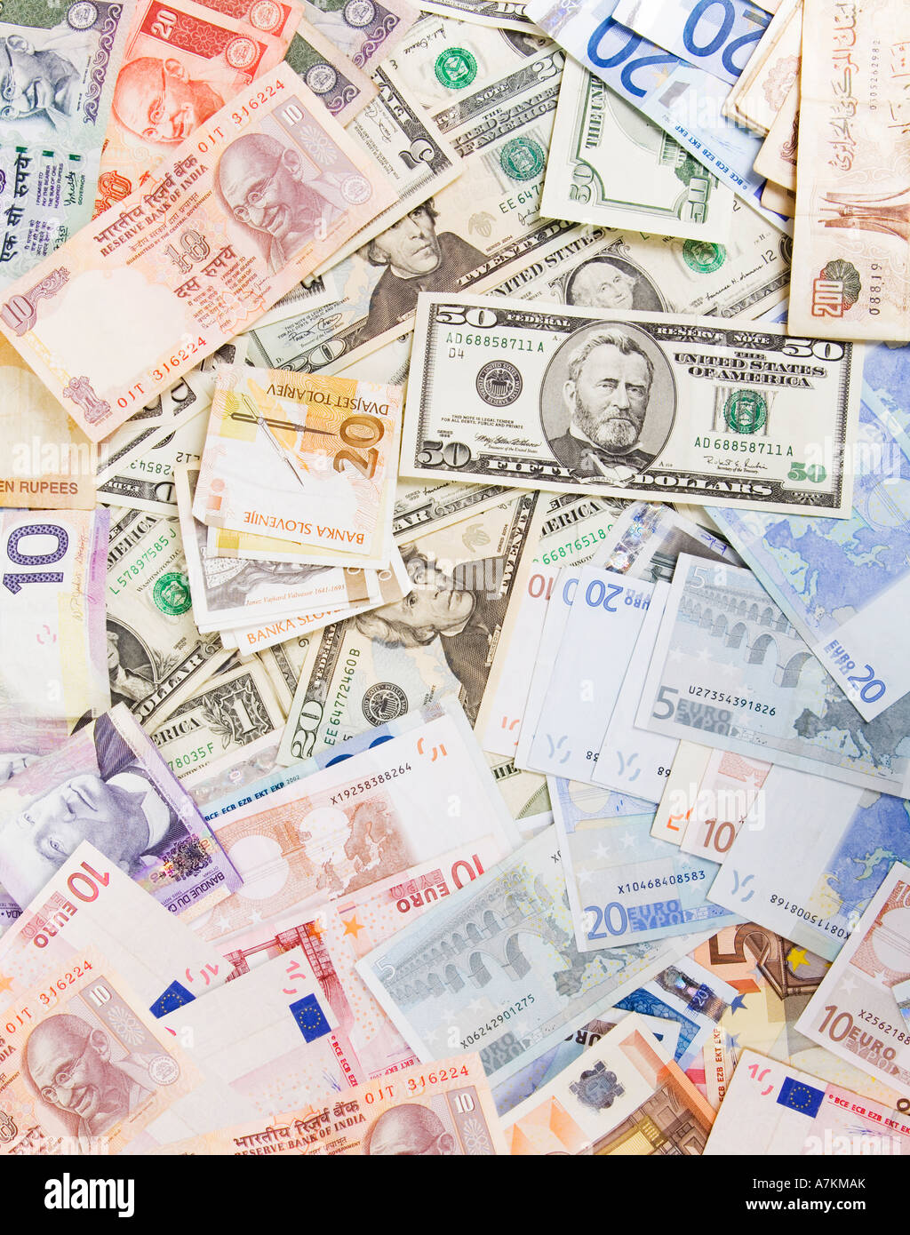 Collage different cash hi res stock photography and images Page