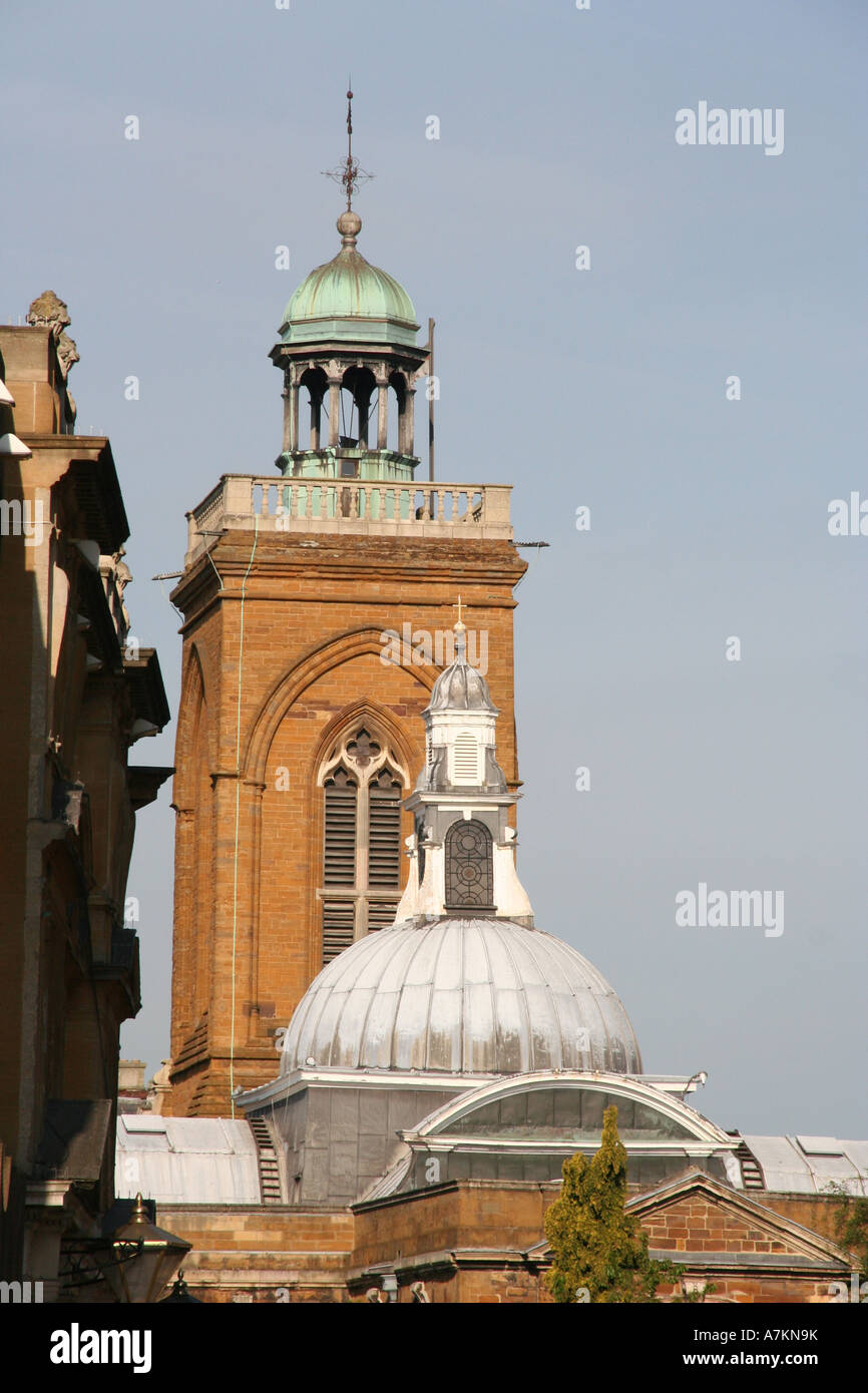 Northampton City Centre early morning few people town centre england uk gb Stock Photo