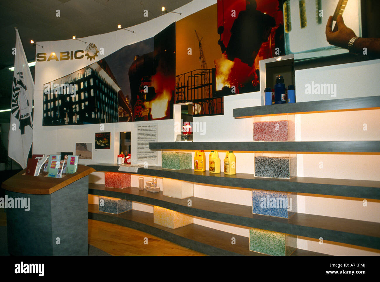 Olympia London Trade Fair Sabic Stock Photo Alamy