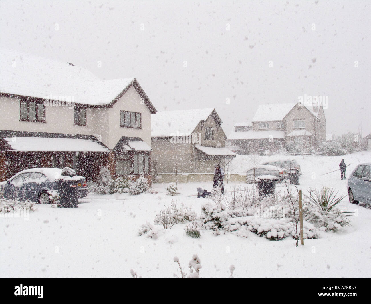 BENLLECH ISLE OF ANGLESEY NORTH WALES UK January A group of children
