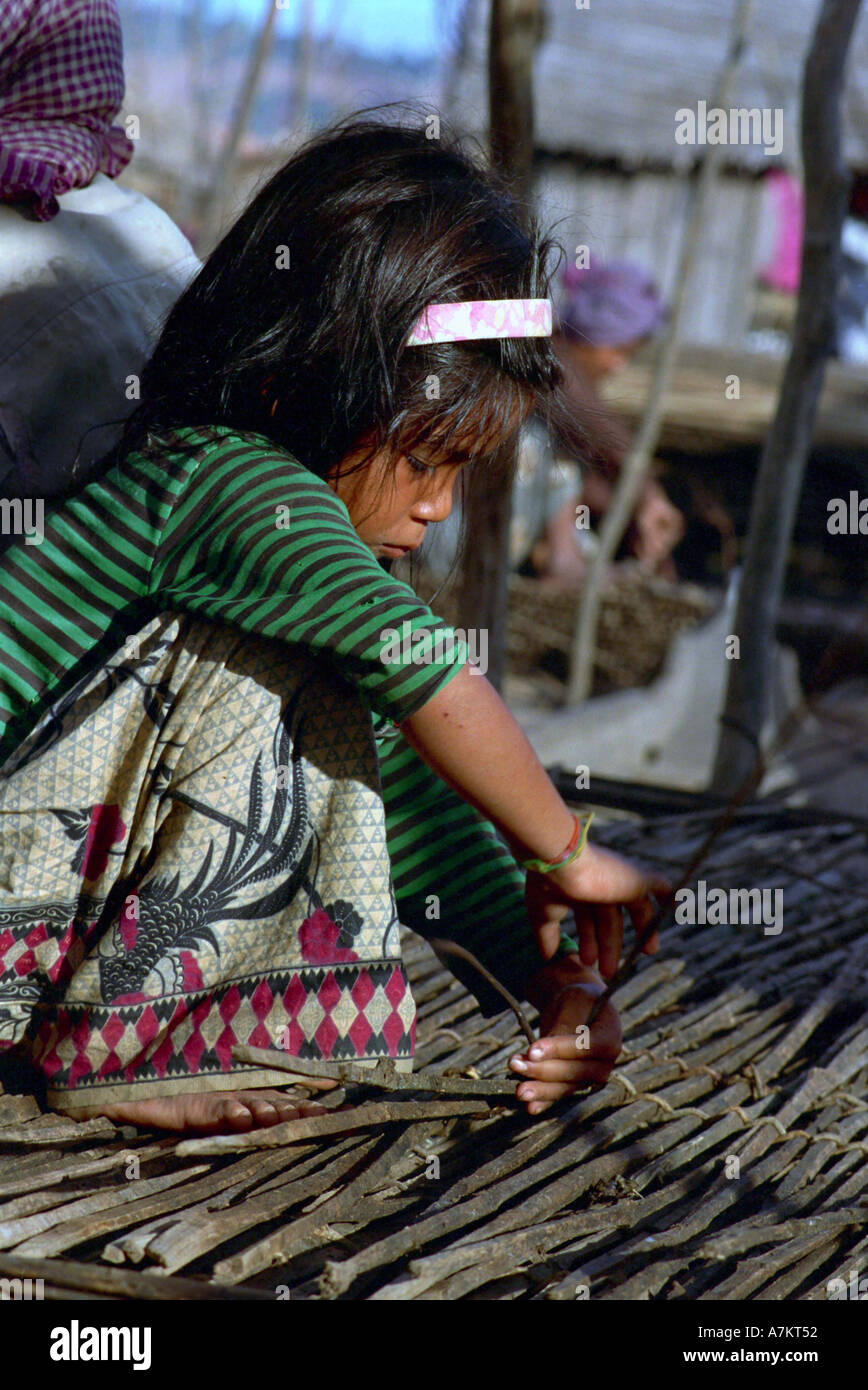 Little girl Cambodia Stock Photo
