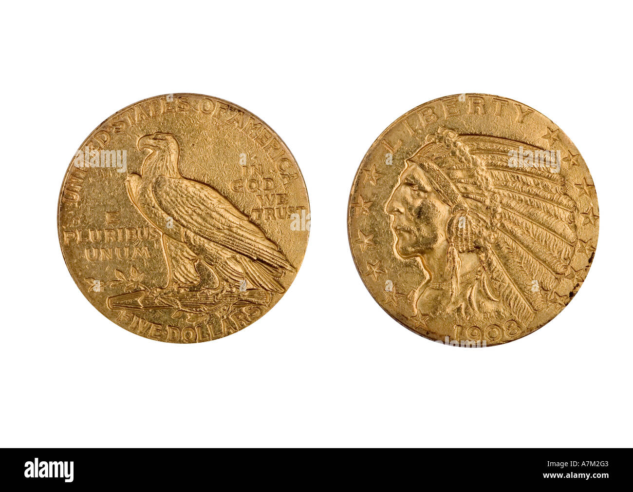 Five Dollar Gold Piece : 1822 Capped Bust 5 Gold Dollar Copy Copy