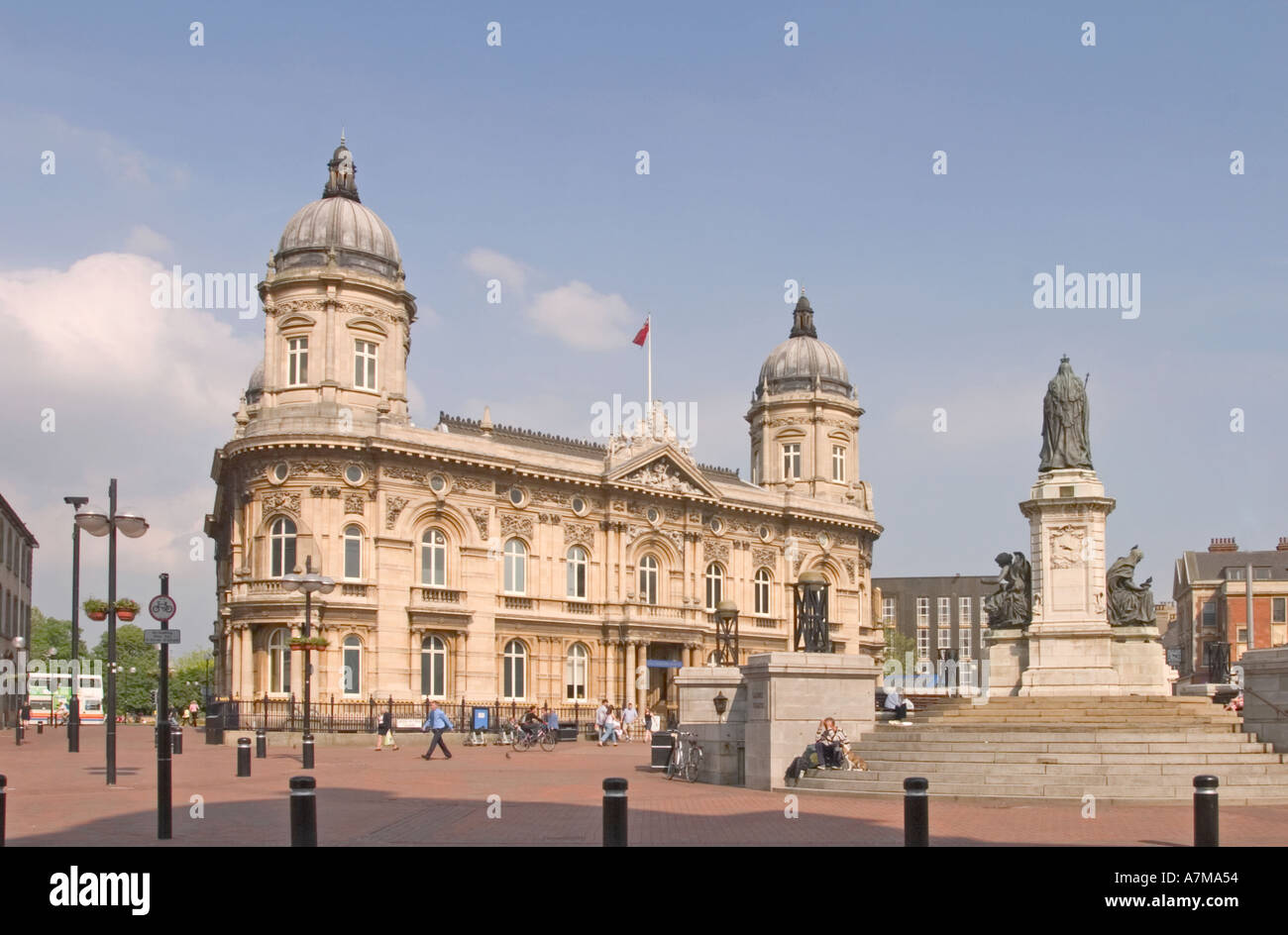 Hull Kingston upon Hull UK Town Dock Museum Queen Victoria Square Stock