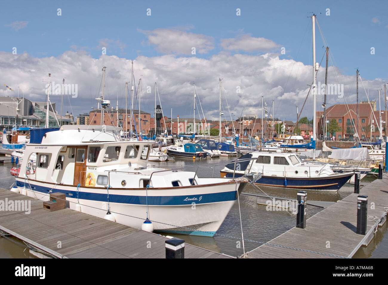 Hull Kingston upon Hull Marina Yorkshire UK Stock Photo Alamy