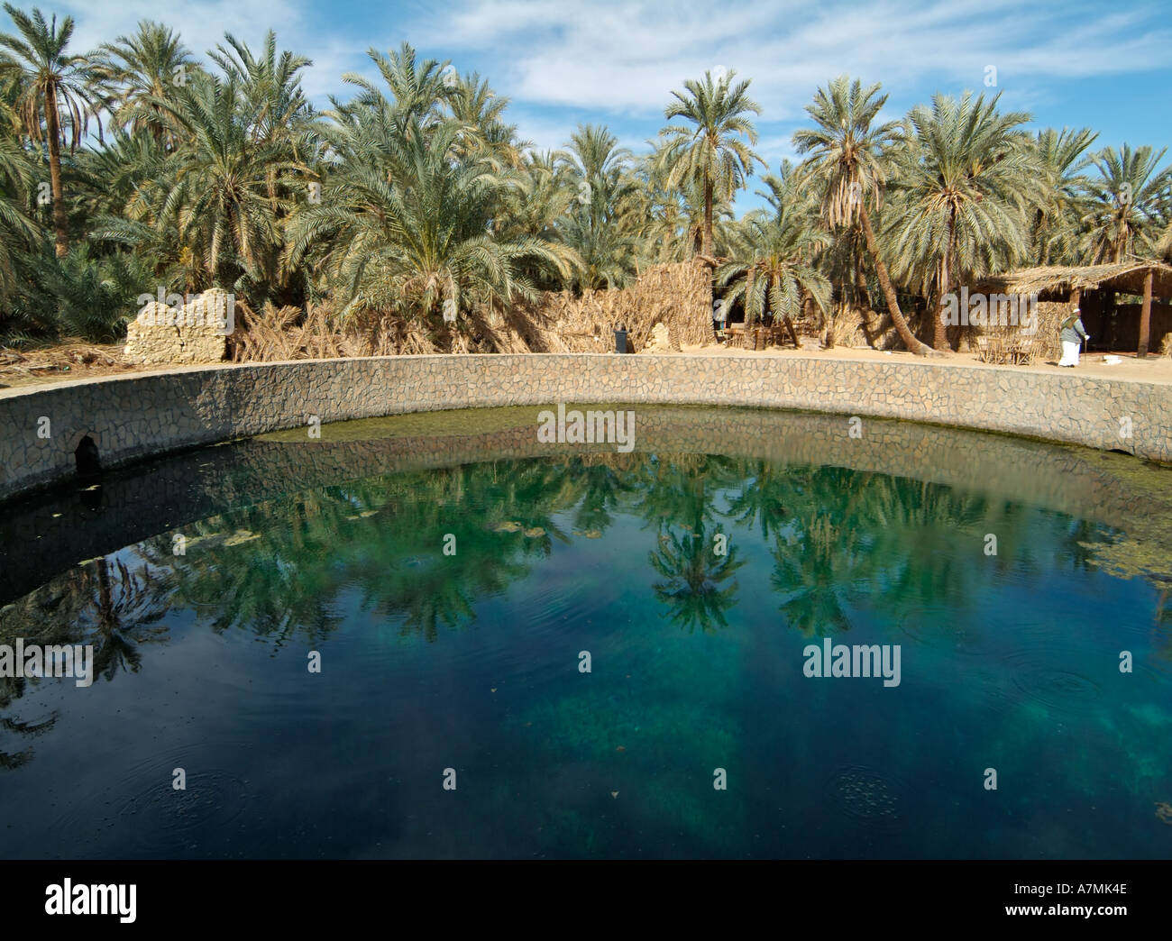 Cleopatra's Bath, natural spring, Siwa, Egypt Stock Photo Alamy