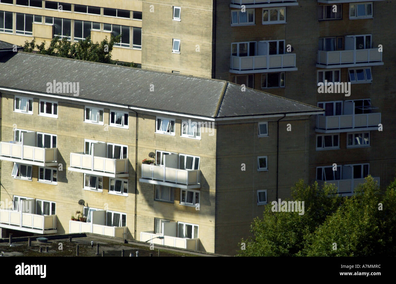 Local Authority and Council Housing on an estate in Bath. Picture Matt