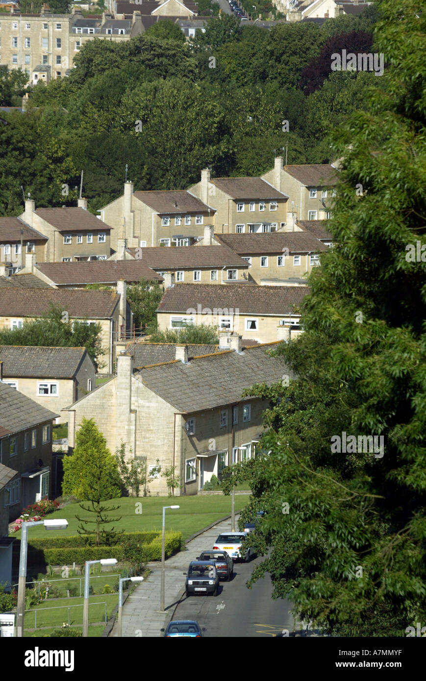 Local Authority and Council Housing on an estate in Bath. Picture Matt