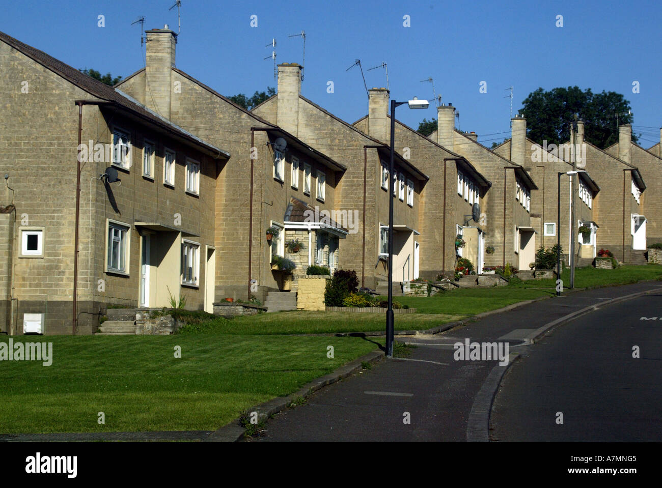 Local Authority and Council Housing on an estate in Bath. Picture Matt