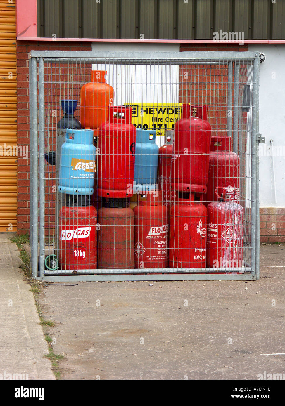 Gas bottle cage hires stock photography and images Alamy