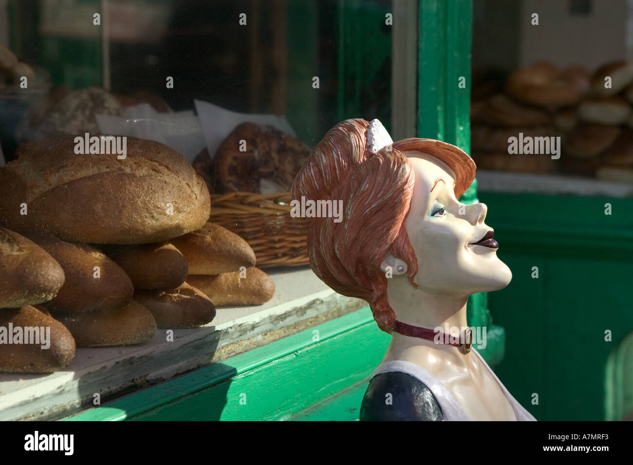 USA, New York, New York City, Manhattan Soho, French Bakery Maid