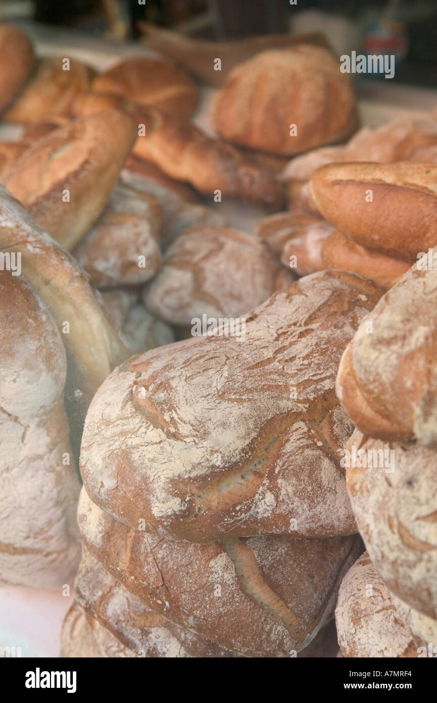 USA, New York, New York City, Manhattan Soho, Loafs of Bread / Vesuvio