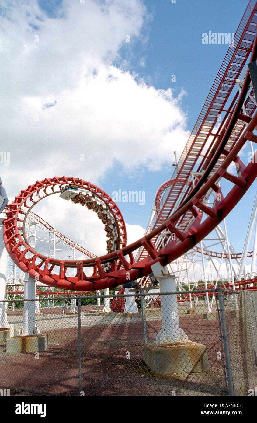 corkscrew track