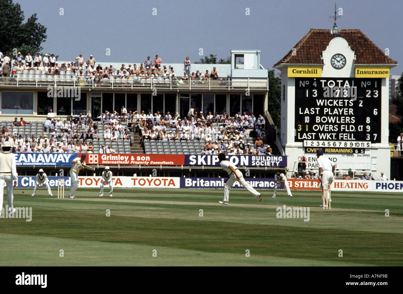 Edgbaston cricket ground Birmingham England Stock Photo Alamy
