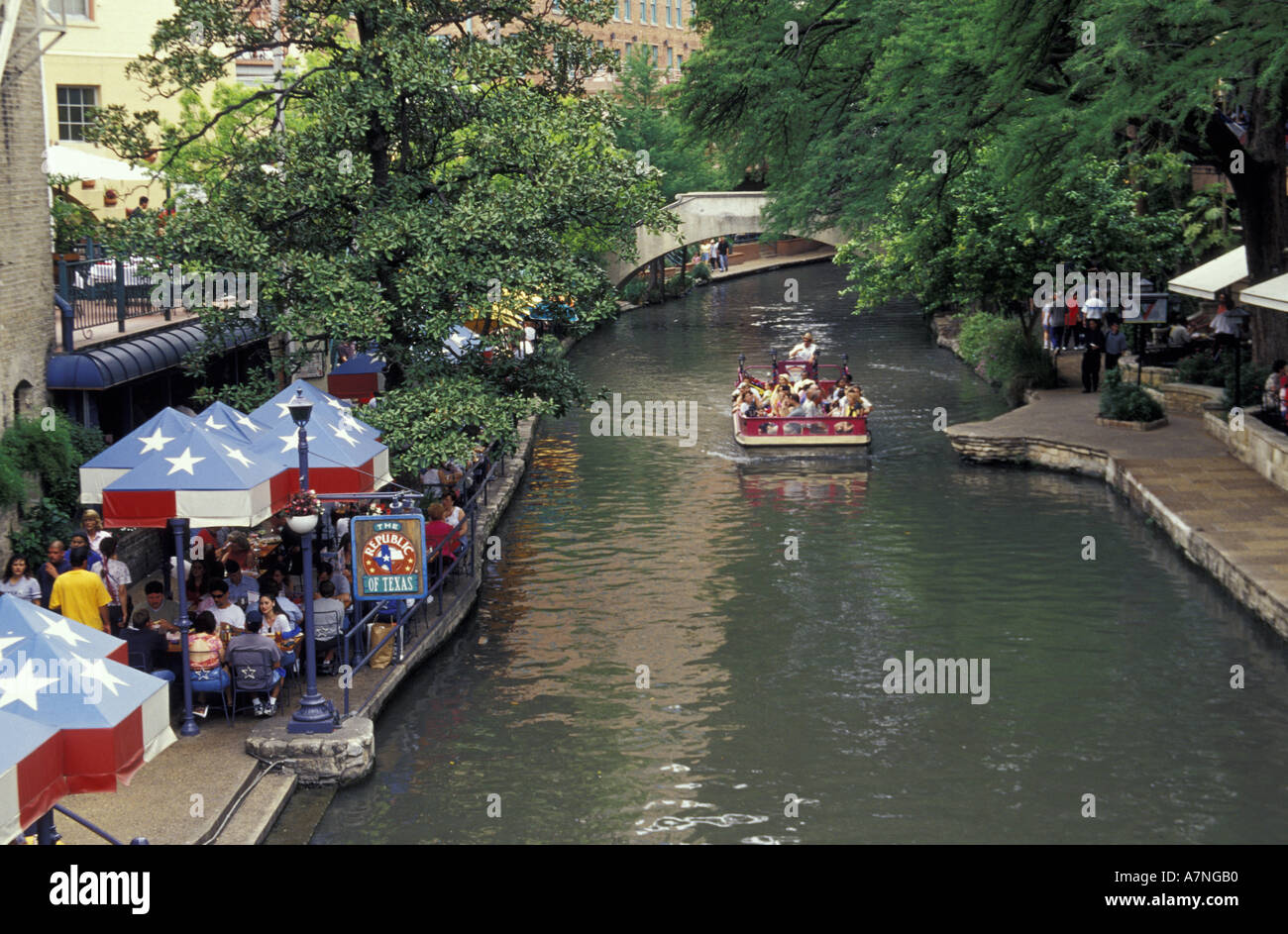 Waterway river walk san hi-res stock photography and images - Alamy