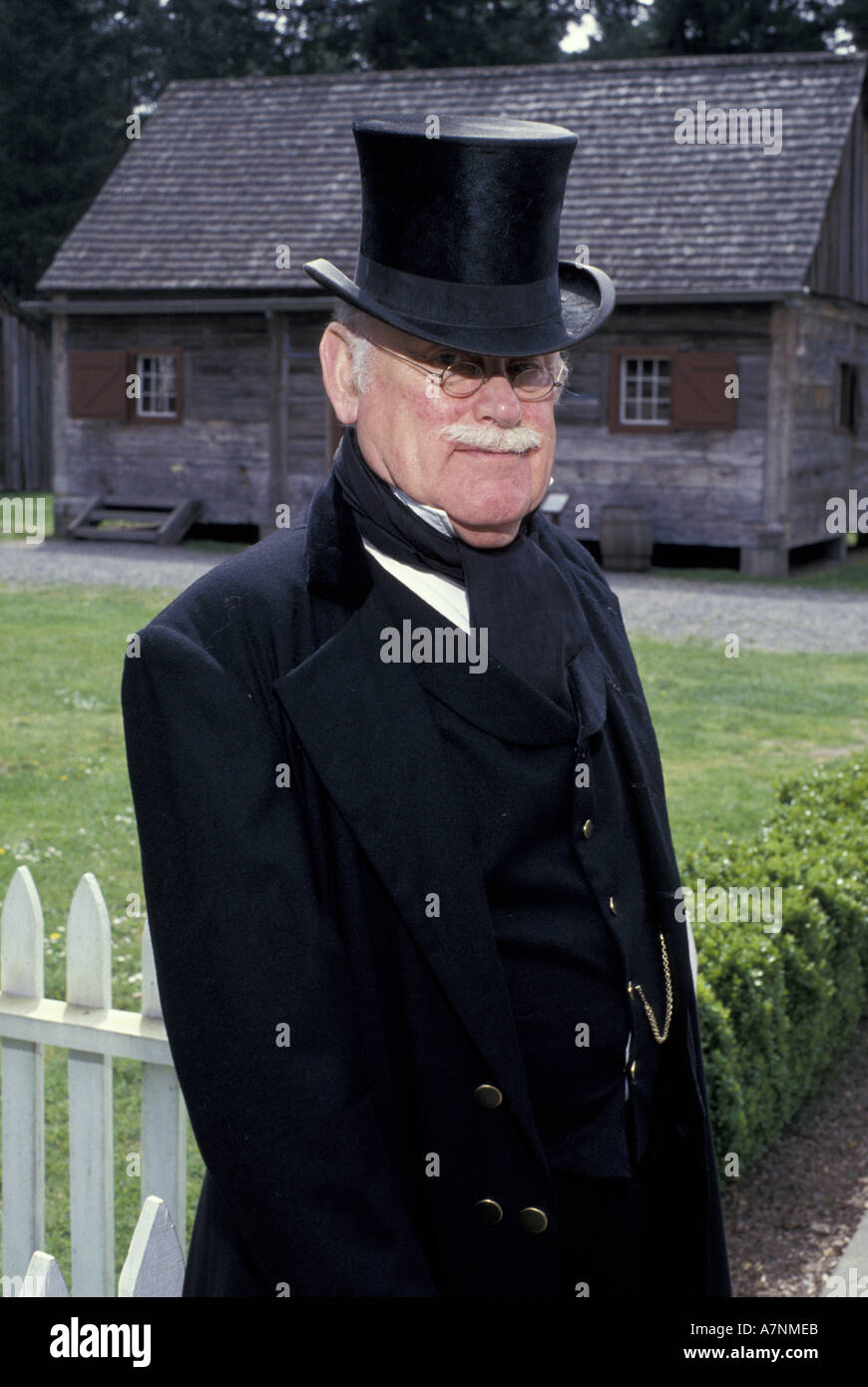 1800s man top hat hi-res stock photography and images - Alamy