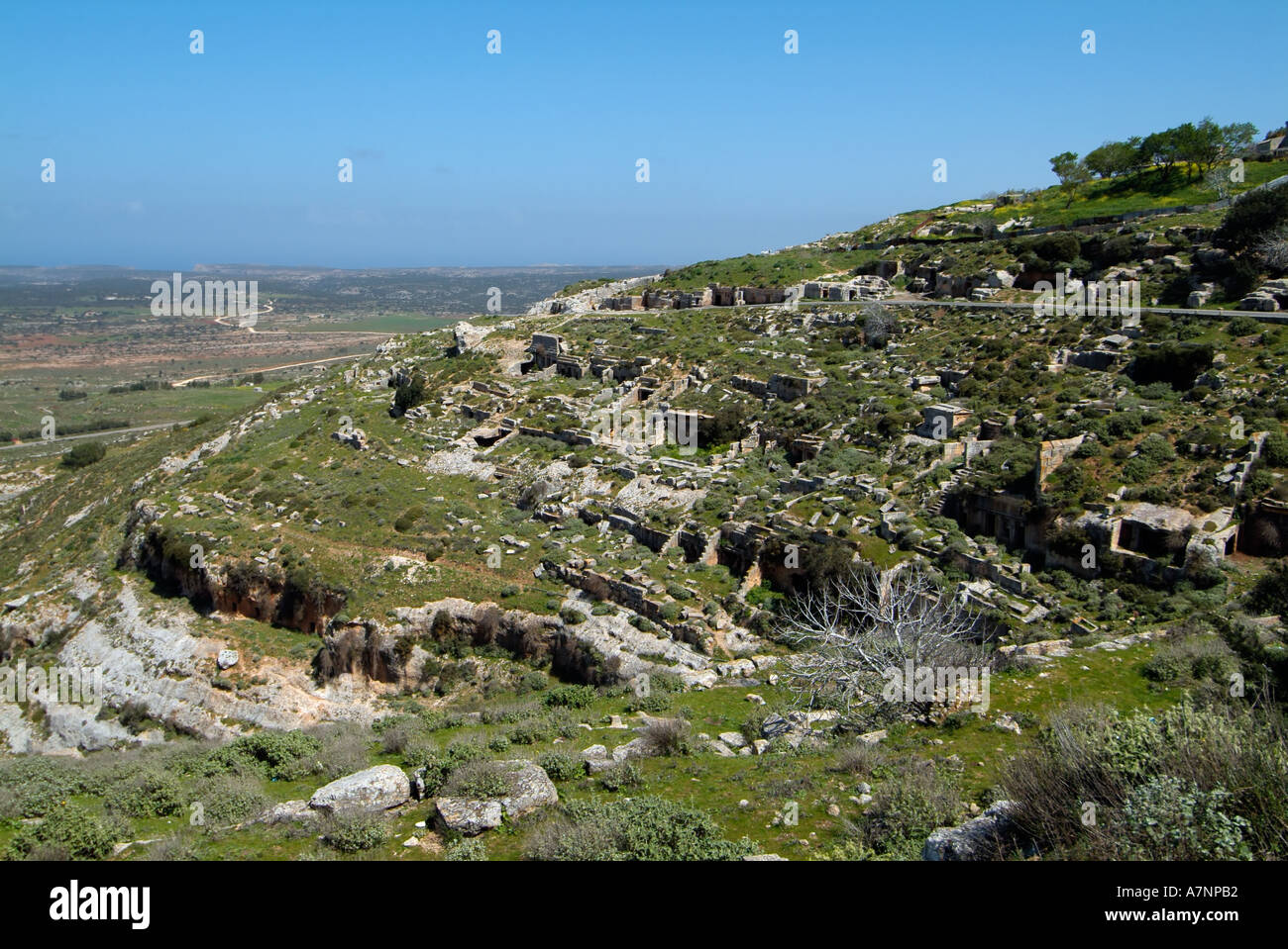 Necropolis, Cyrene, Greek / Roman ruins, Libya Stock Photo - Alamy