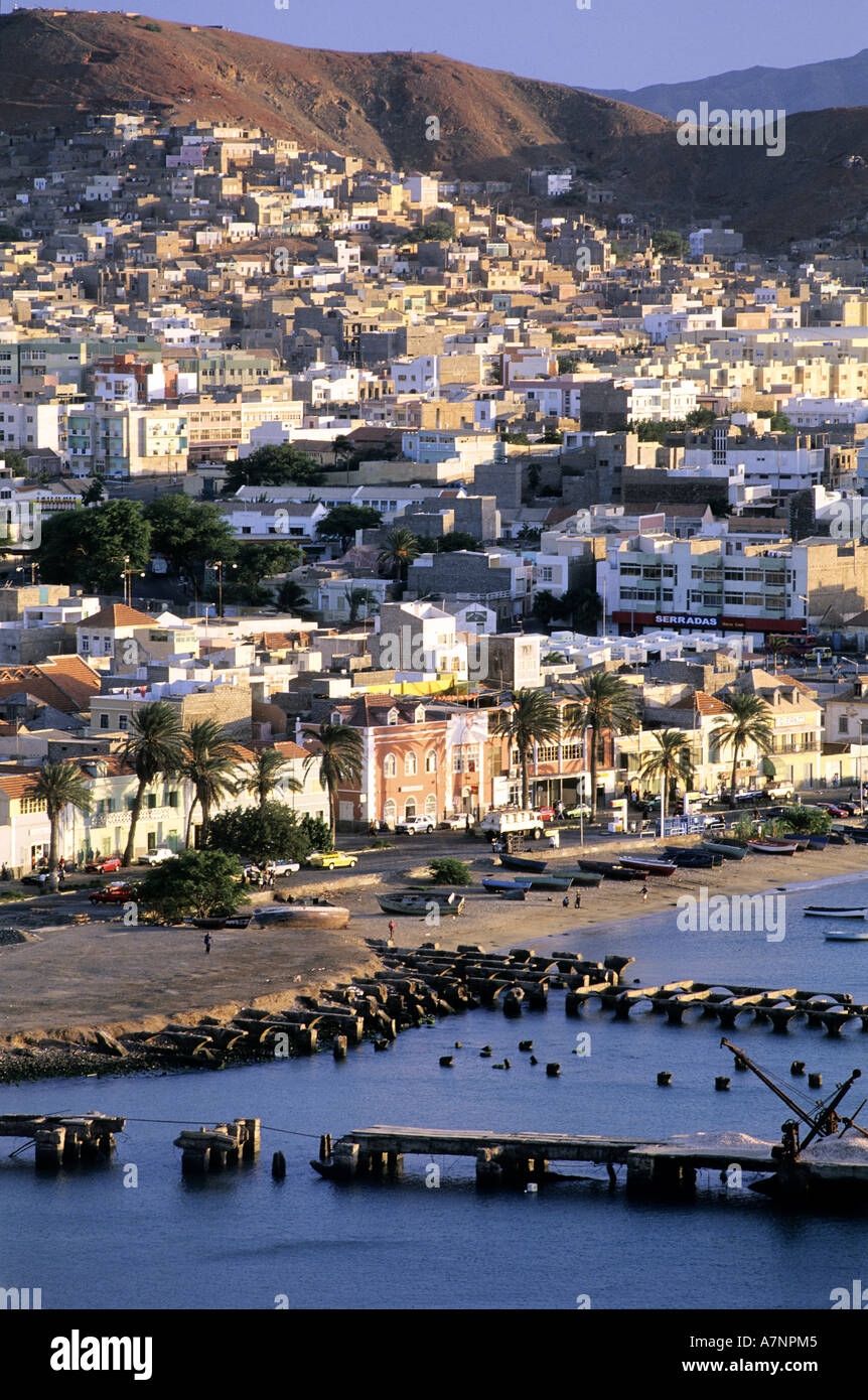 Cape Verde, Sao Vicente island, Town of Midelo Stock Photo - Alamy