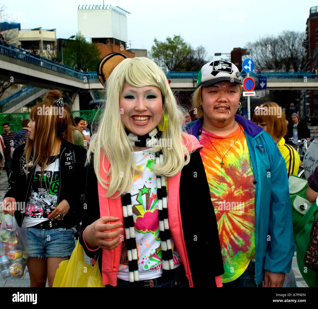 Tokyo Japan Harajuku Teen Hipsters Cosu Purei Costume Outfit Expression 