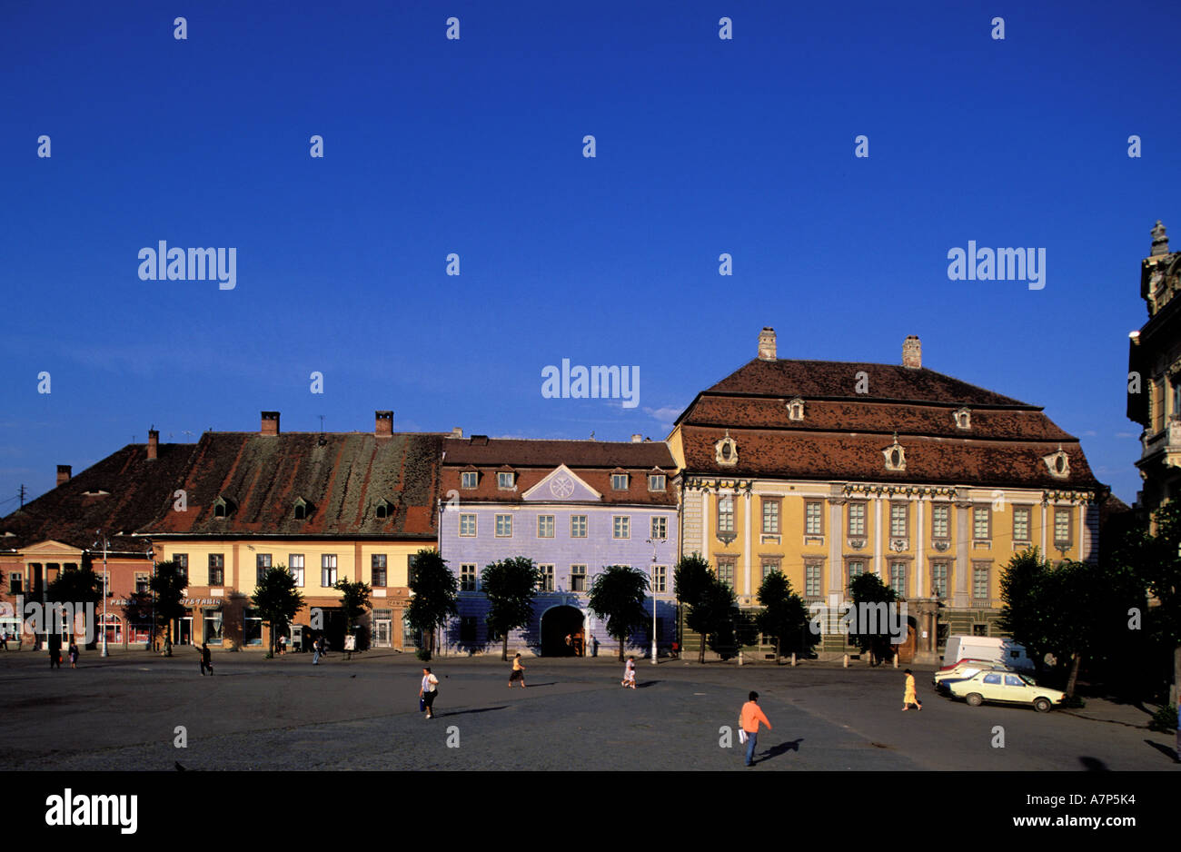 Romania, Transylvania region, Carpathians mountains, Sibiu city Stock Photo