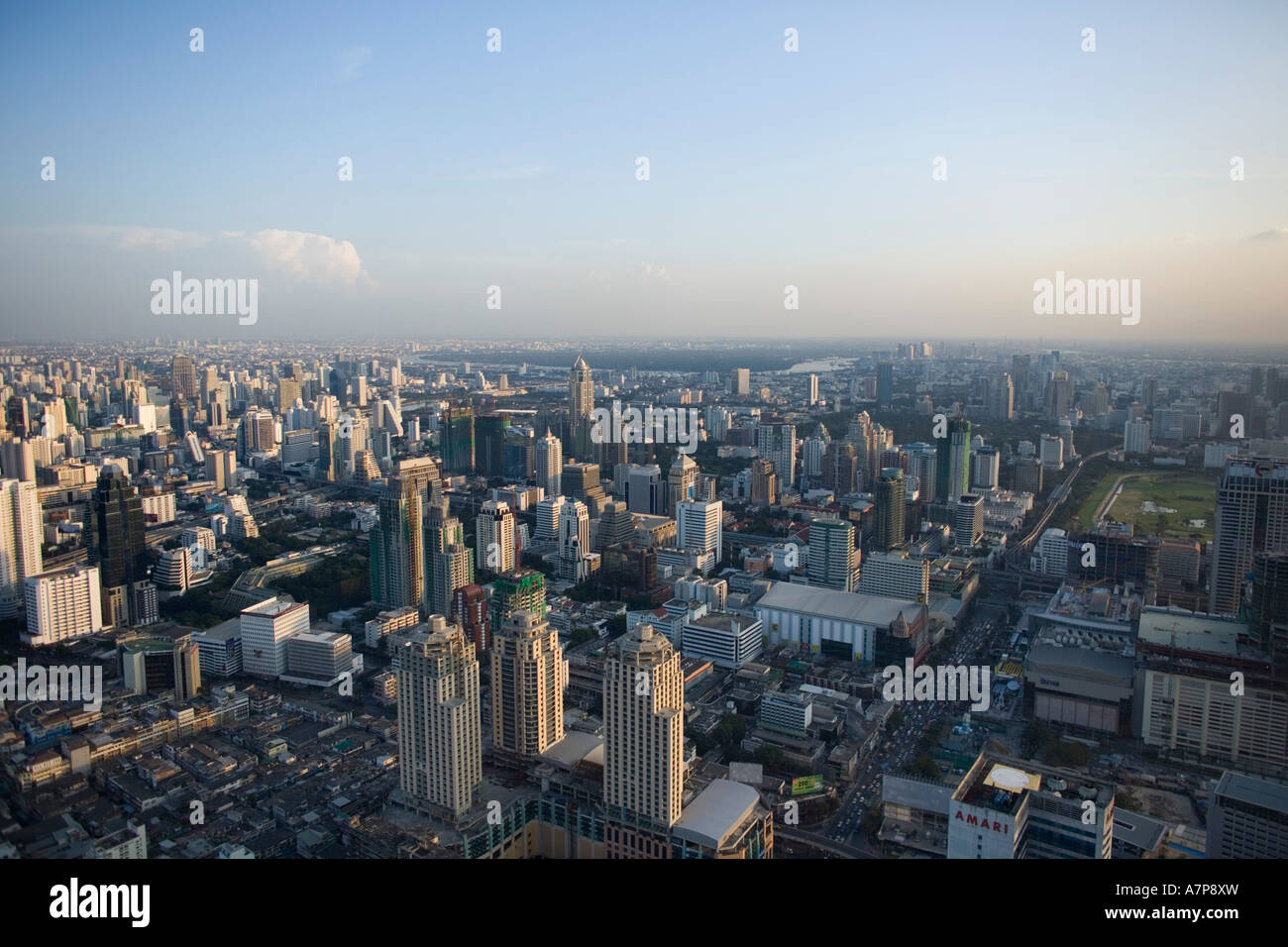 Aerial view over Bangkok, Thailand Stock Photo - Alamy