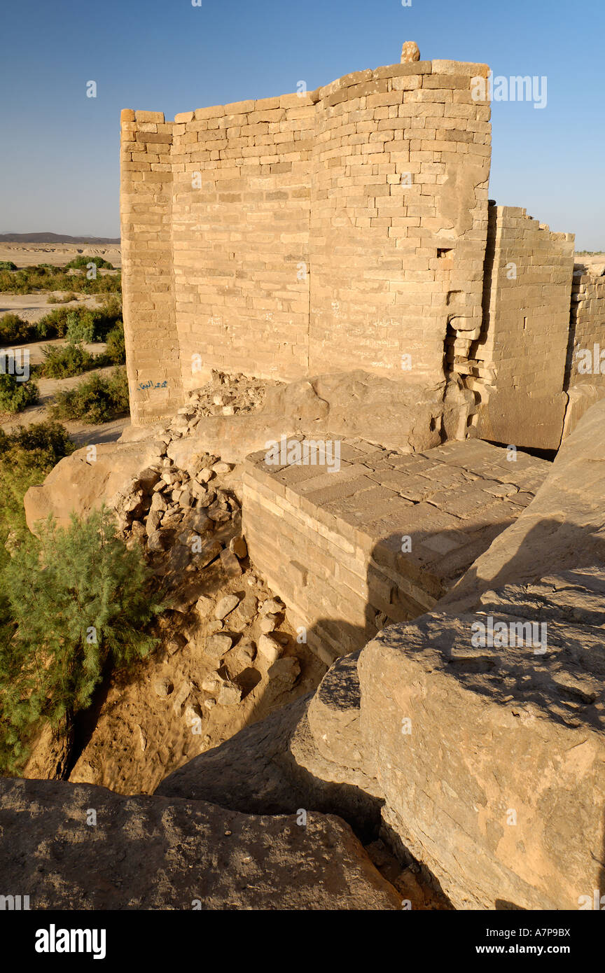 antique dam of Marib northern watergate Yemen Stock Photo