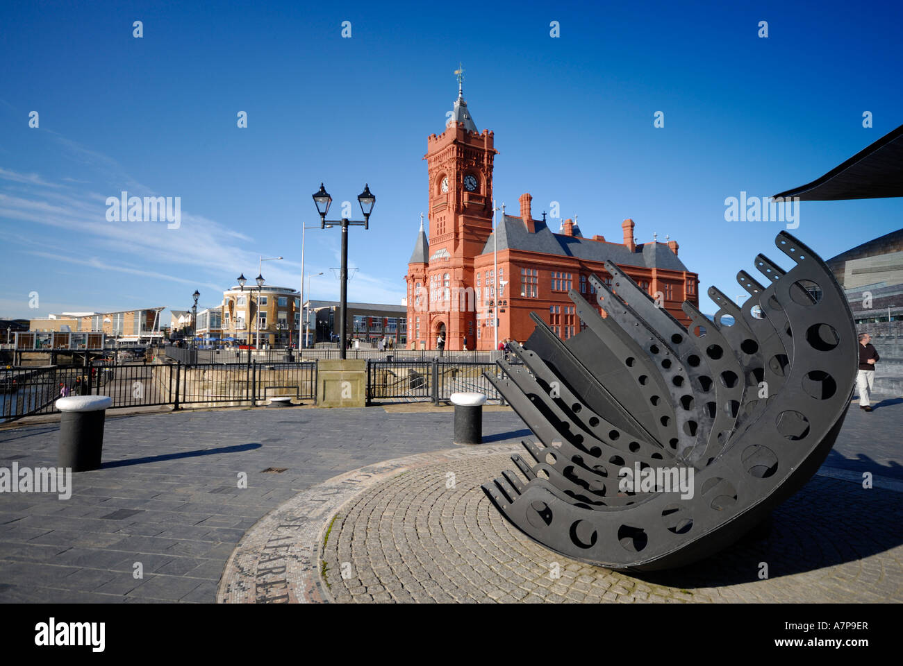 Pierhead Building, Cardiff Bay, Cardiff (Caerdydd), Wales, UK Stock Photo