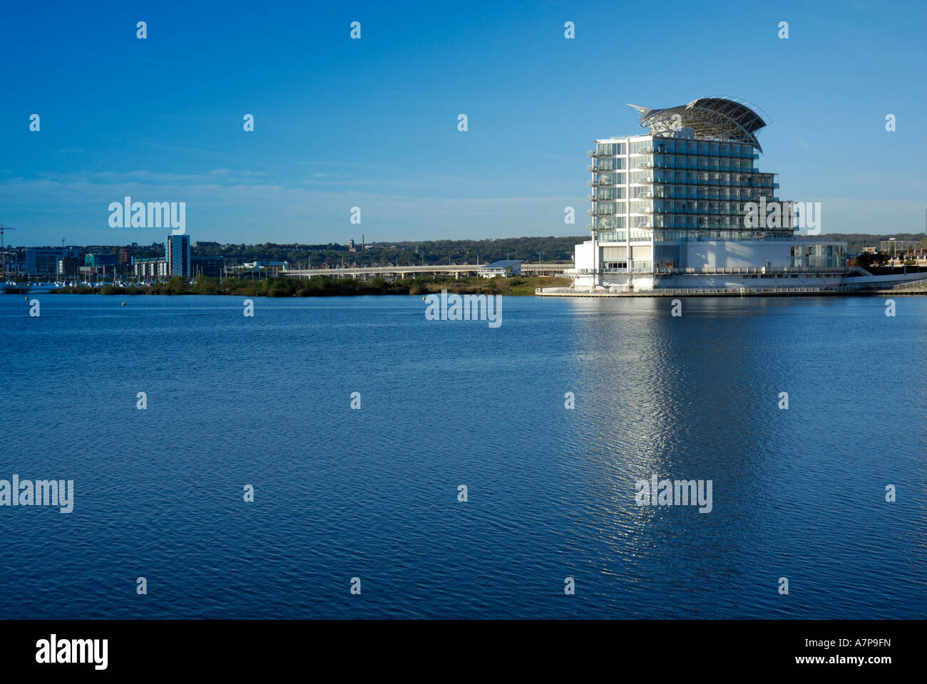 St Davids Hotel, Cardiff Bay, Cardiff (Caerdydd), Wales, UK Stock Photo
