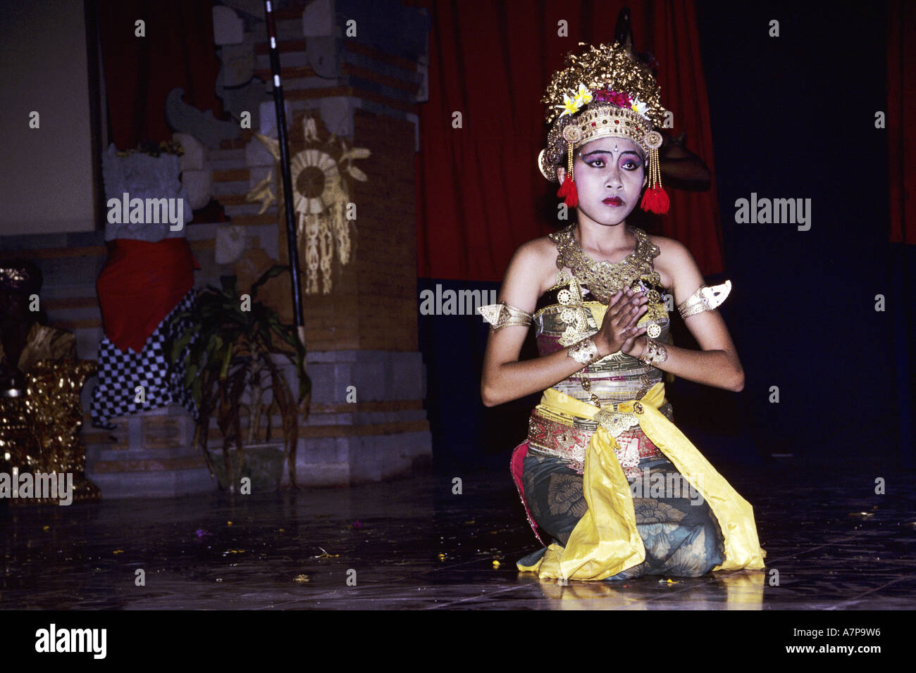 Ramayana dance, Indonesia, Bali, Candi Dasa Stock Photo