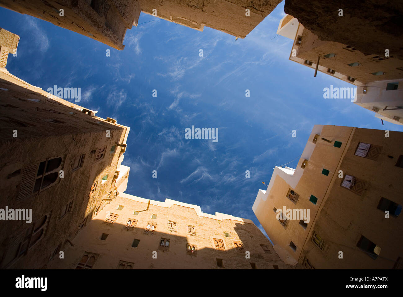 Shibam (Unesco World Heritage City), Wadi Hadramaut, Seiyun District, Yemen Stock Photo