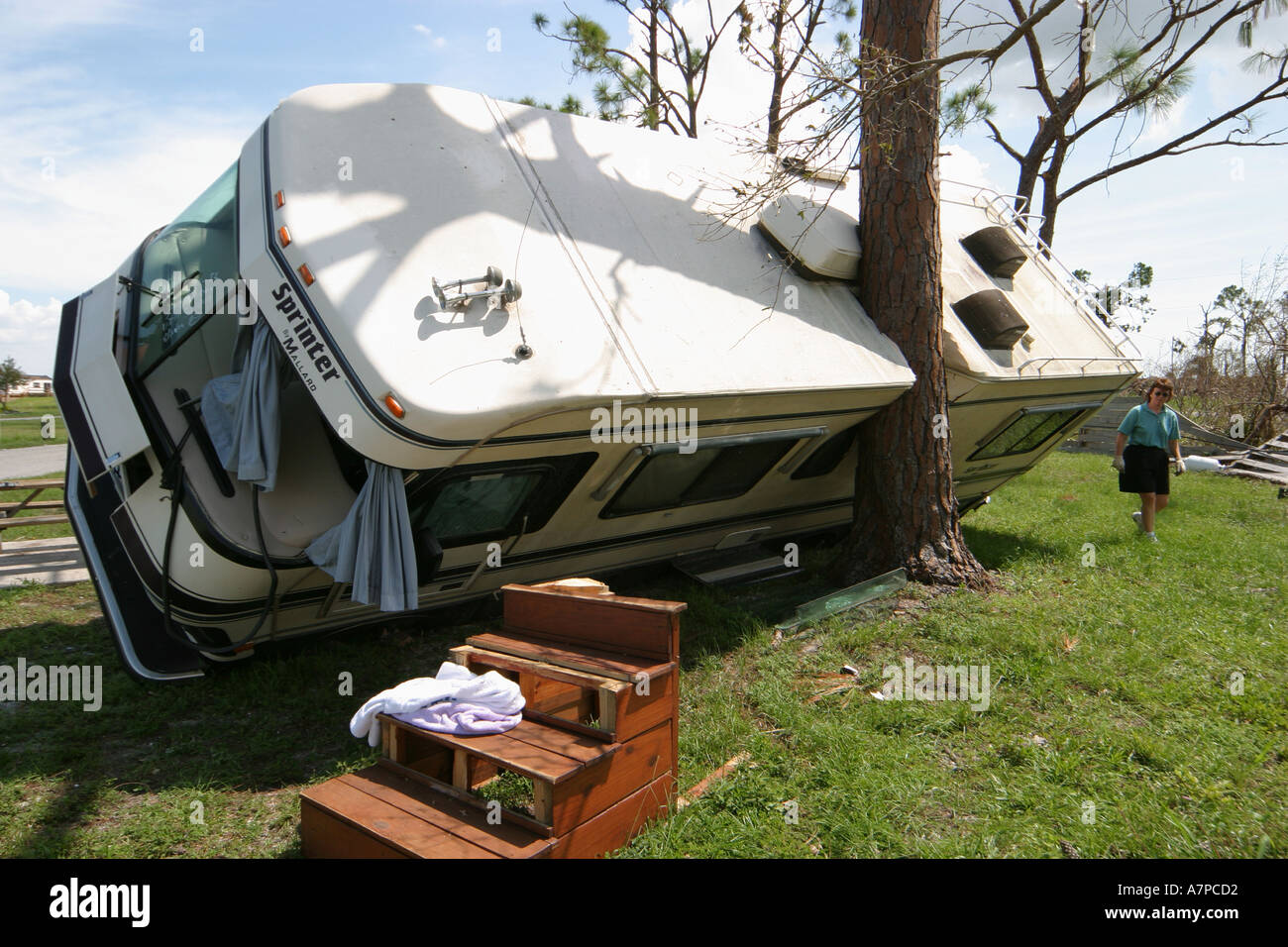 Florida Charlotte County,Punta Gorda,mobile home motor trailer,RV