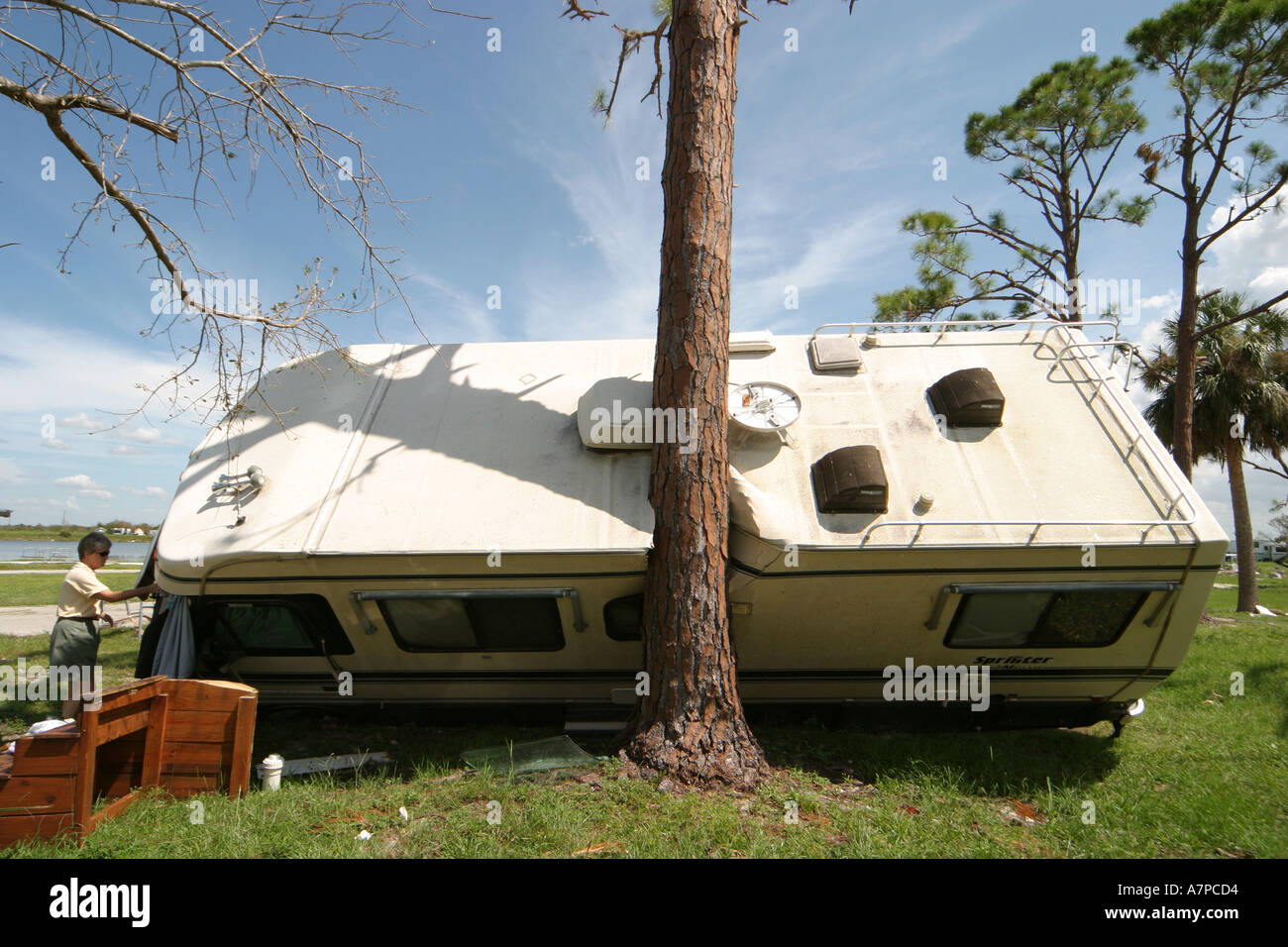 Florida Charlotte County,Punta Gorda,mobile home motor trailer,RV