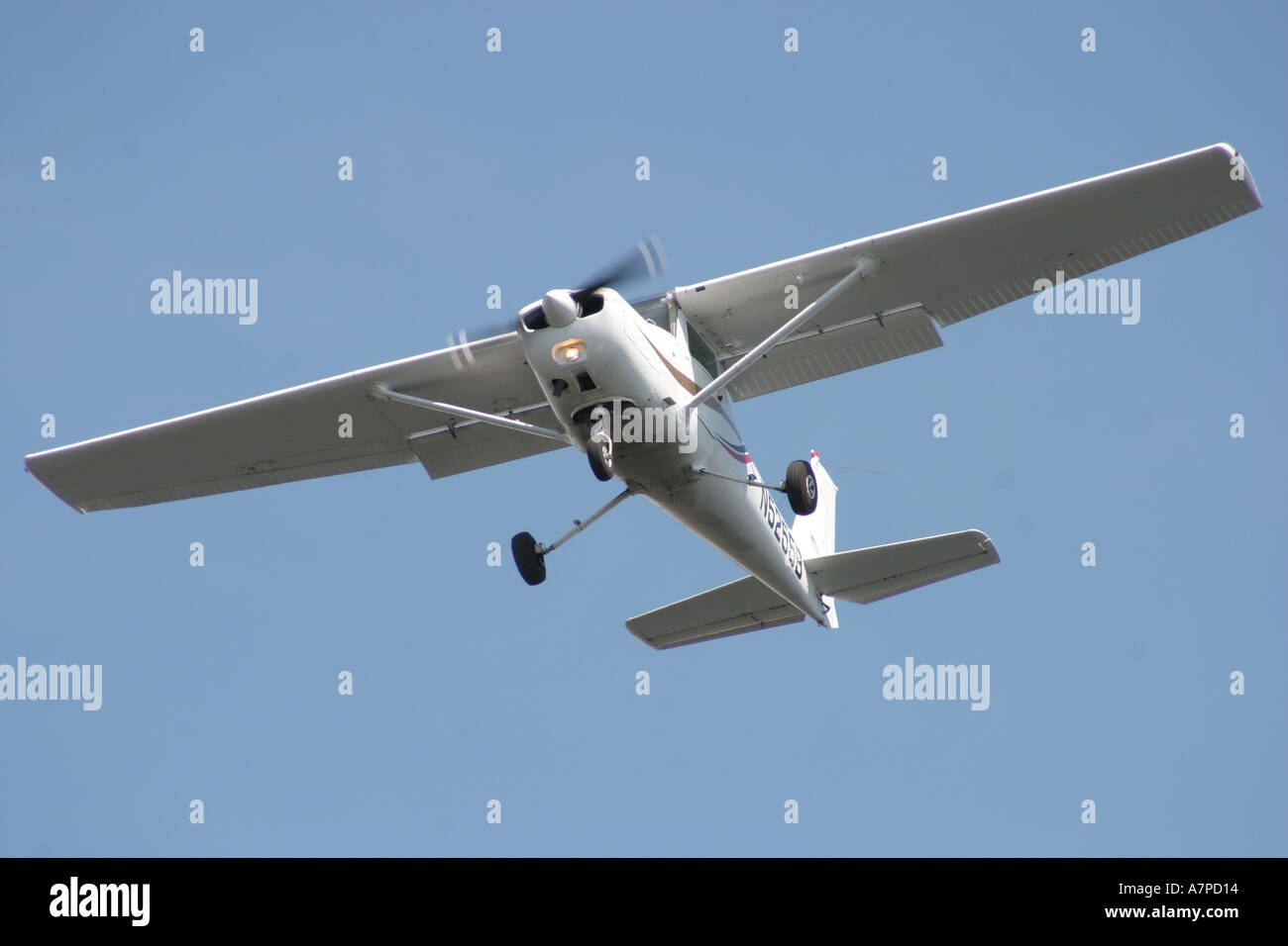 Florida Pinellas County,St. Petersburg,Tampa Bay water inlet,single engine,motor,commercial airliner airplane plane aircraft aeroplane,plane,aircraft, Stock Photo