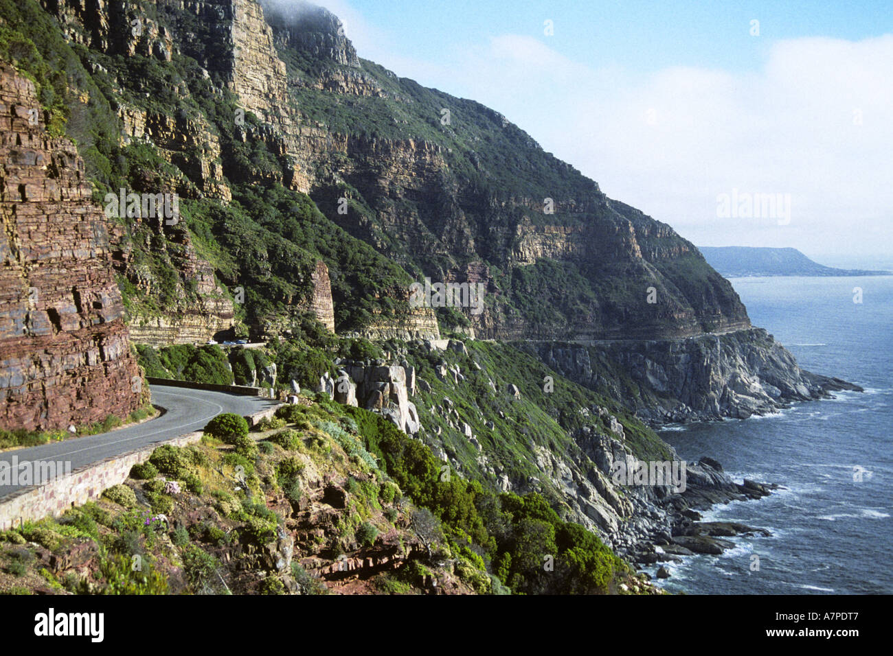 coastel road at Cape of good Hope, Capetown Stock Photo