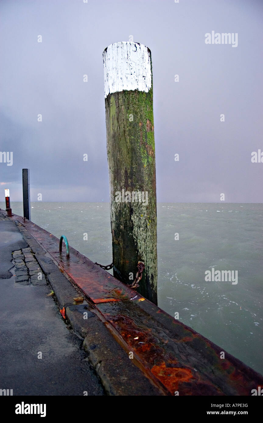 Quay in Wilhelmshaven Stock Photo