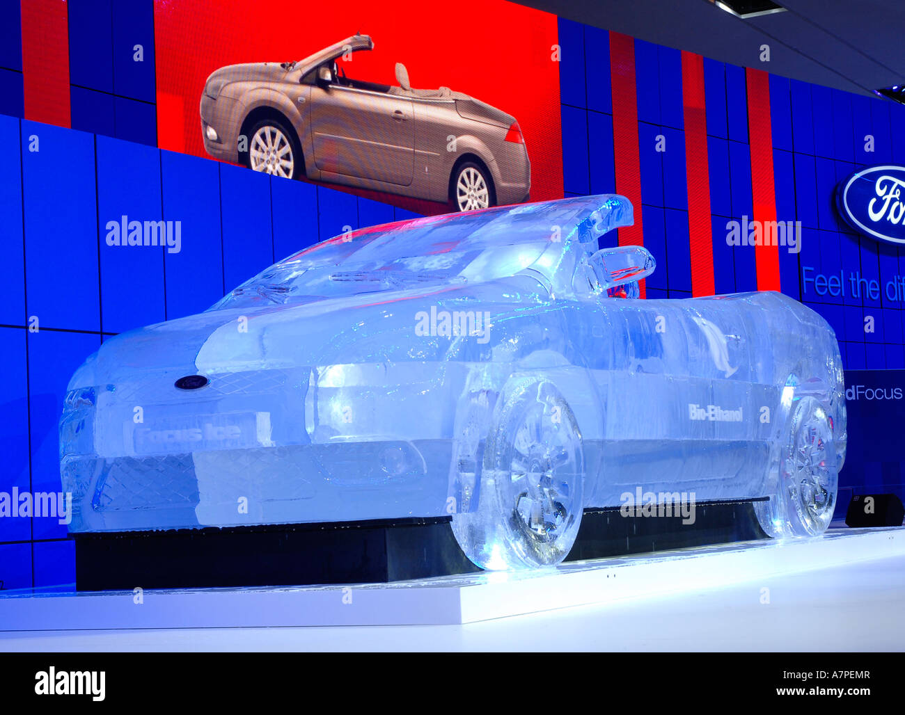 Ford Ice Car at London Motor Show Stock Photo Alamy