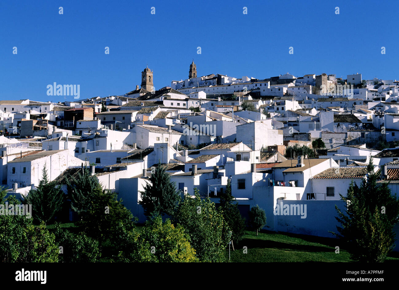 Spain, Andalusia, Jaen region, White villages (Pueblos Blancos Stock