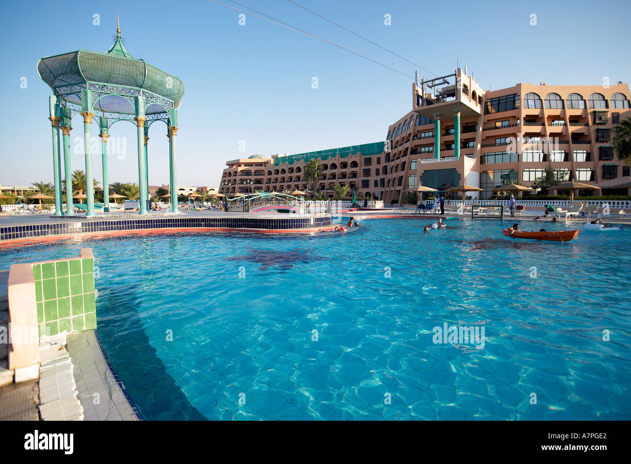 Golden Five Hotel Herghada Egypt Stock Photo - Alamy