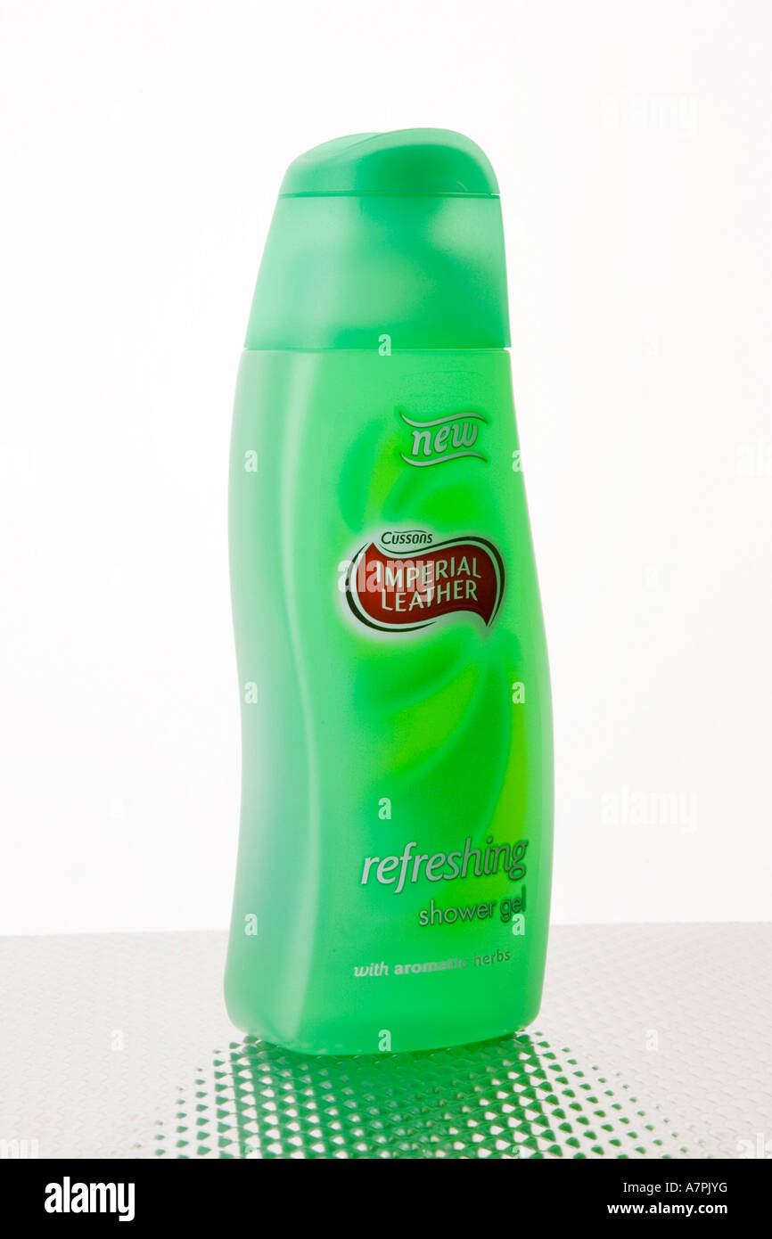 bottle of Imperial Leather shower gel Stock Photo