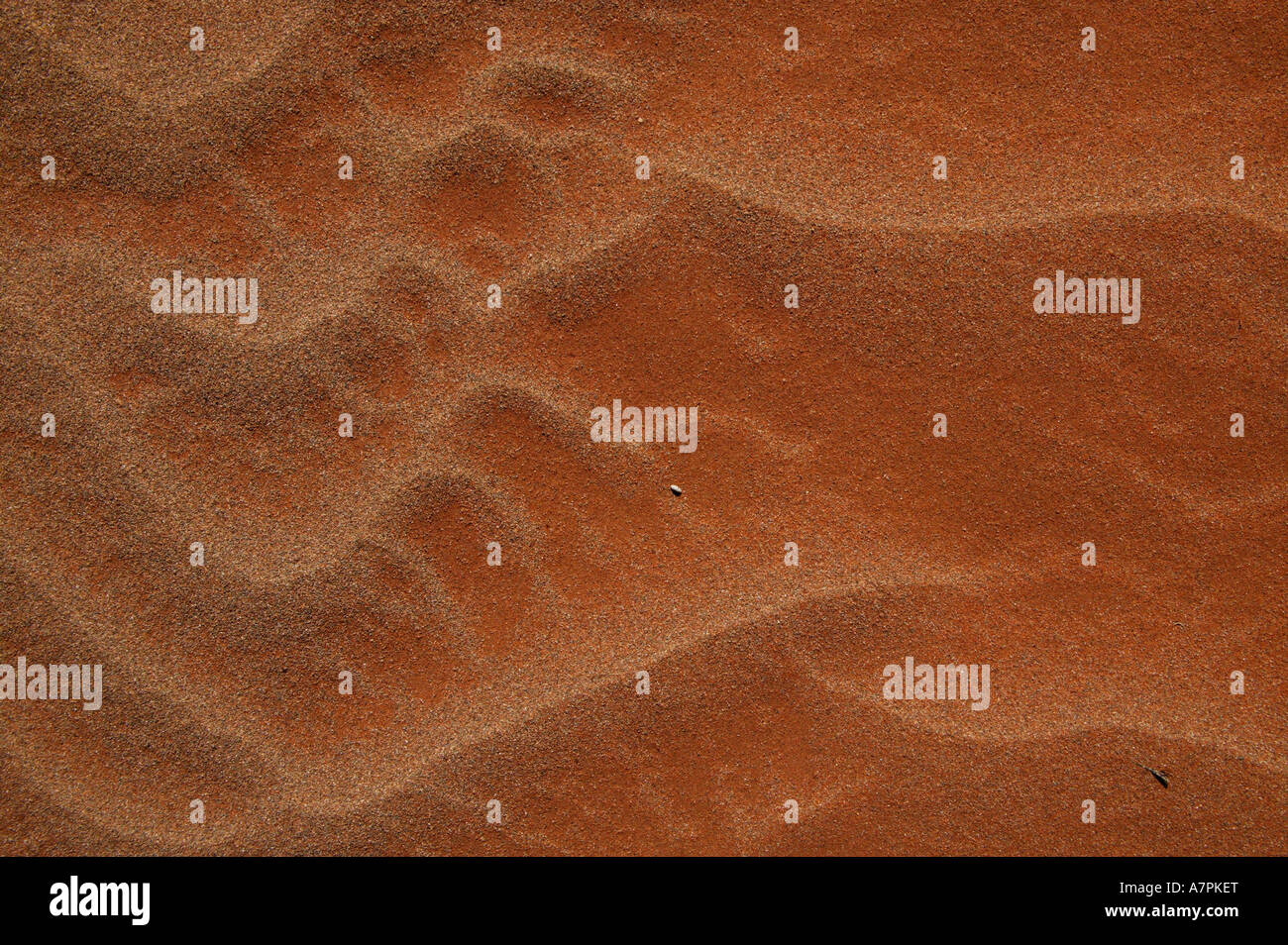 Patterns in wind blown sand Namibrand Nature Reserve Namibia Stock Photo