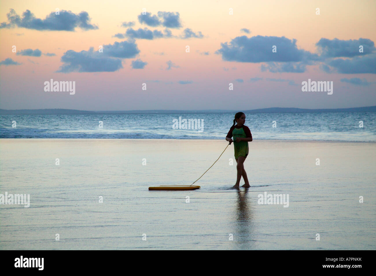 Girl boogie board hires stock photography and images Alamy