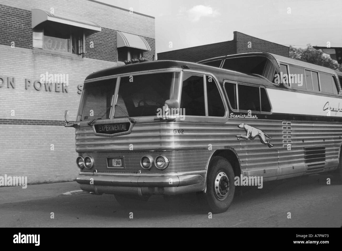 Greyhound bus america Black and White Stock Photos & Images Alamy