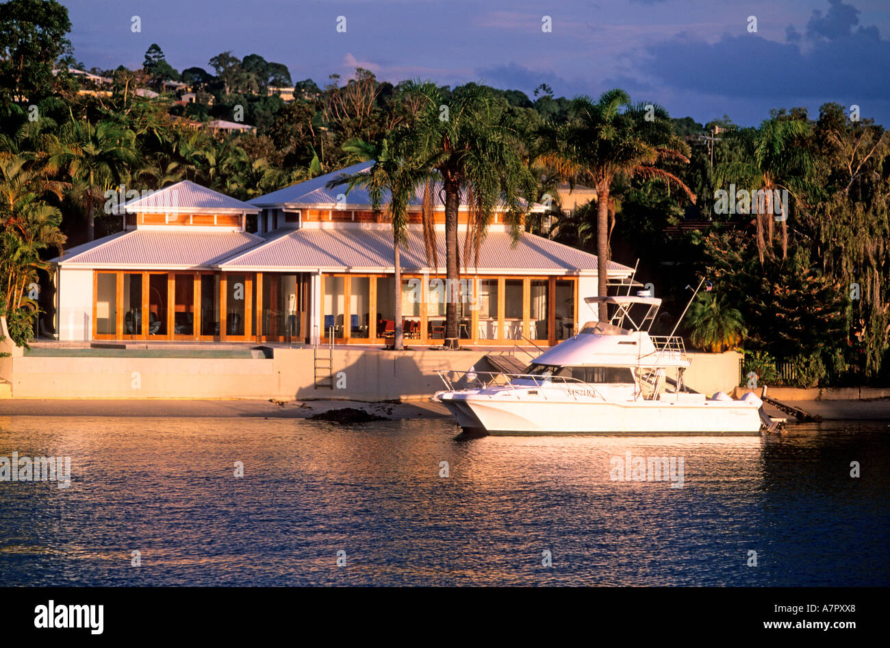 Australia, Queensland, Sunshine coast, searesort of Noosa Heads Stock Photo
