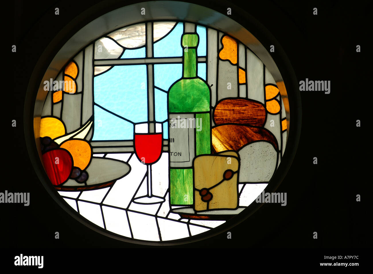 Landscape Images of Brighton and Hove Stained glass windows depicting