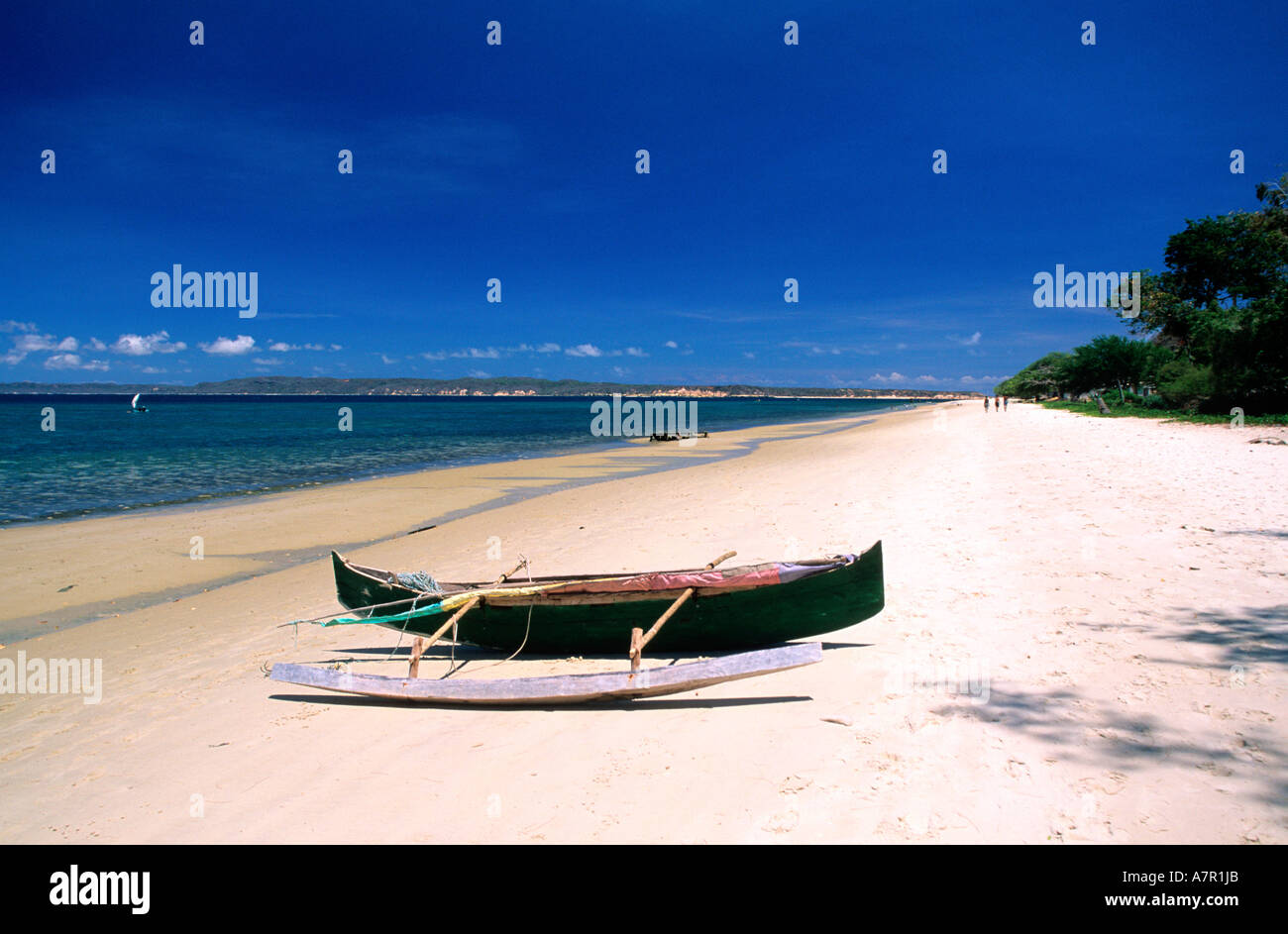 Madagascar, North, Diego-Suarez (Antsiranana), Ramena beach located at 11,18 mi Stock Photo