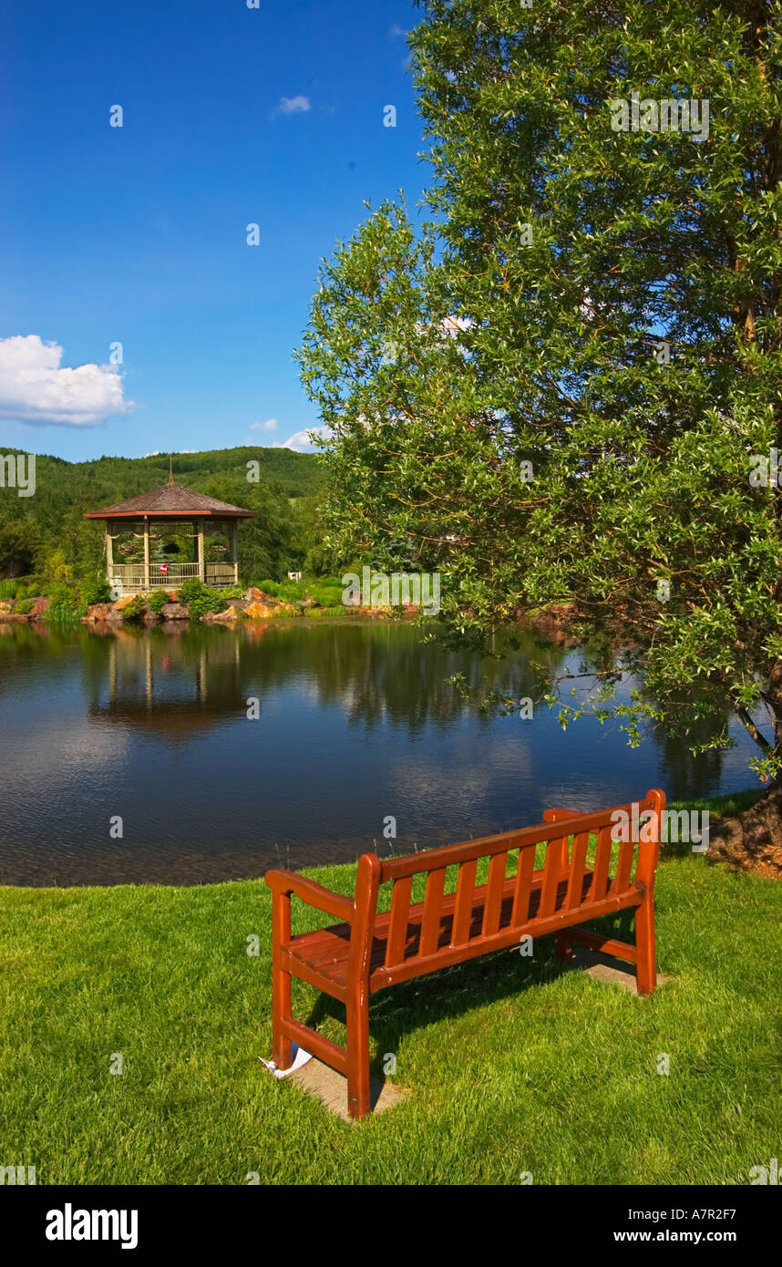 New Brunswick Botanical Garden, Edmundston, New Brunswick, Canada Stock Photo