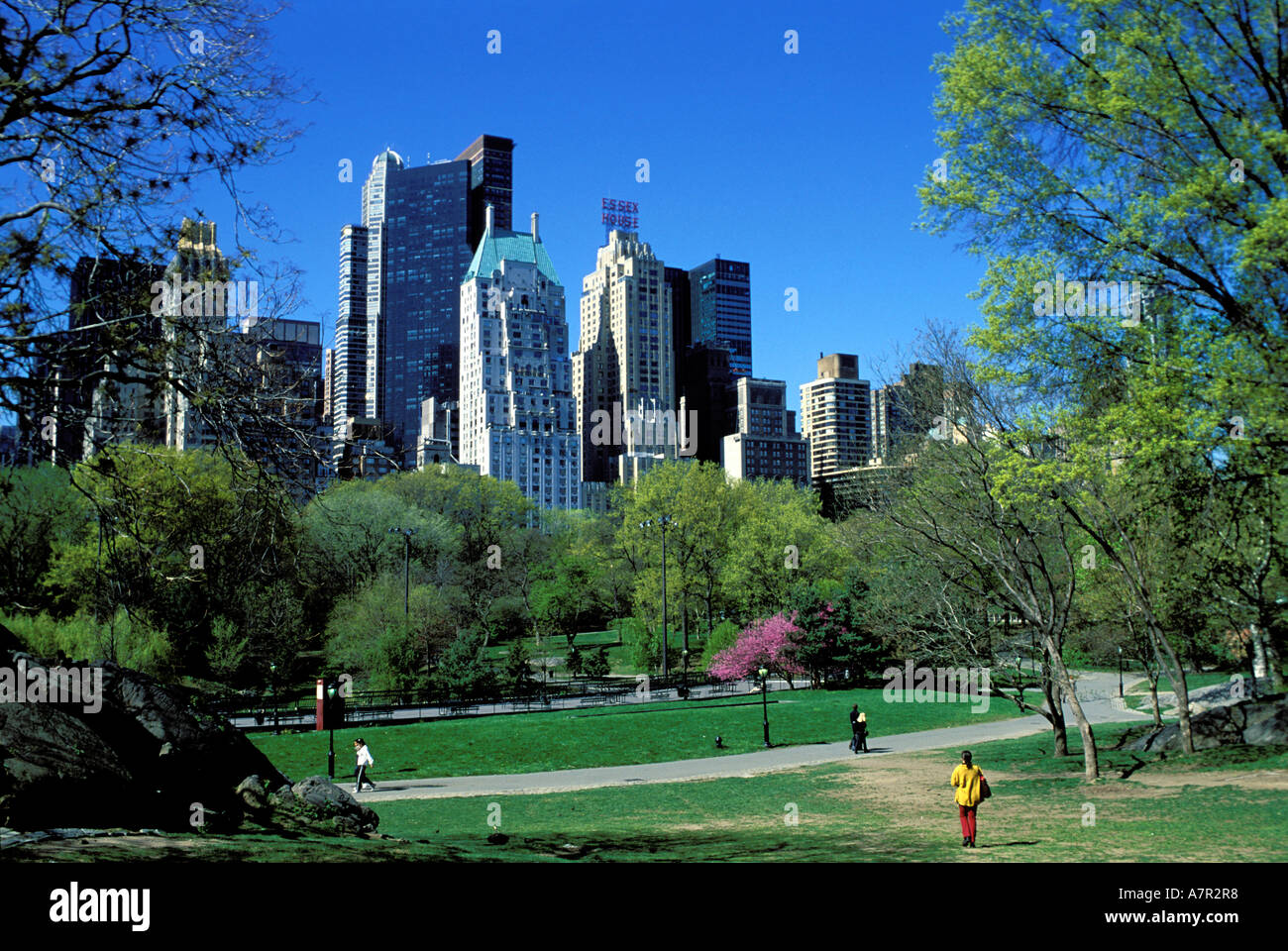 United States, New York, Central Park and the building of Central Park