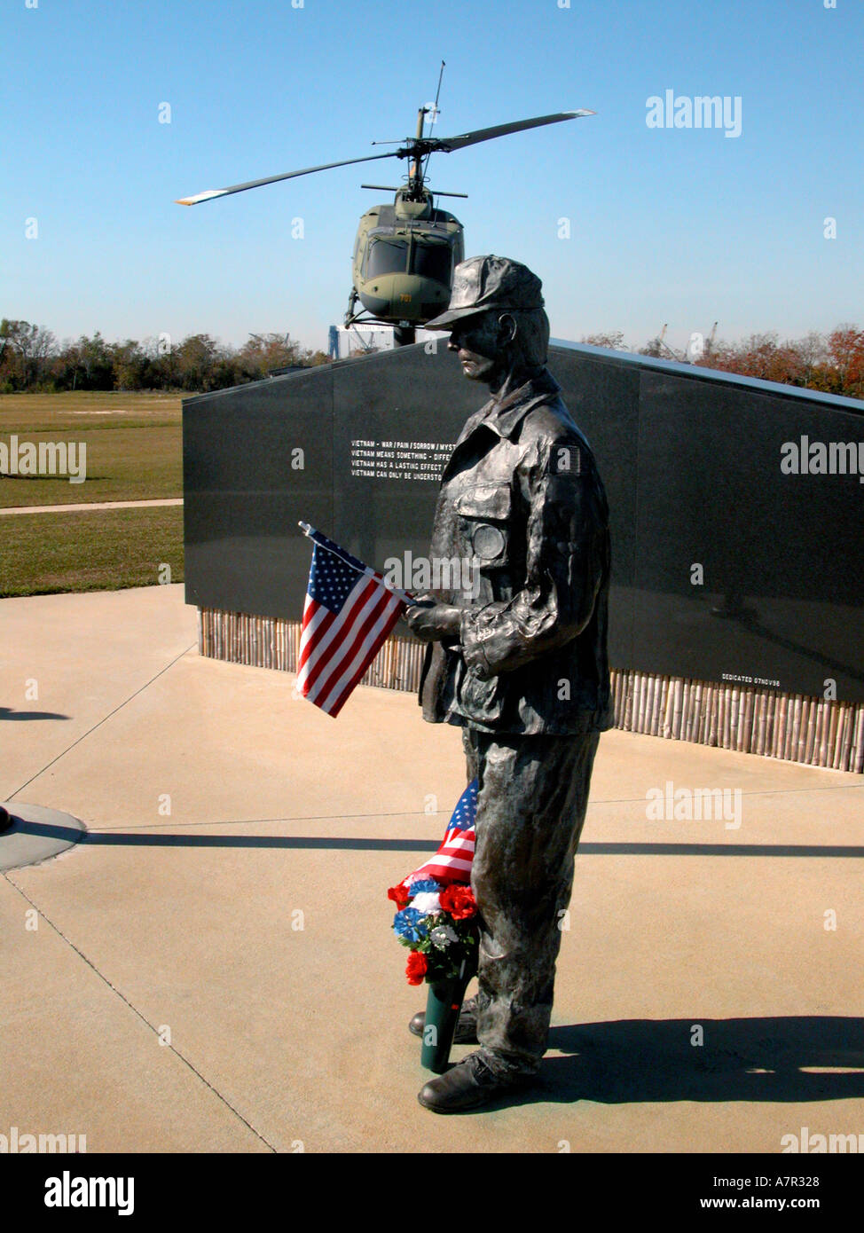 Alabama Vietnam Memorial in Mobil AL Stock Photo