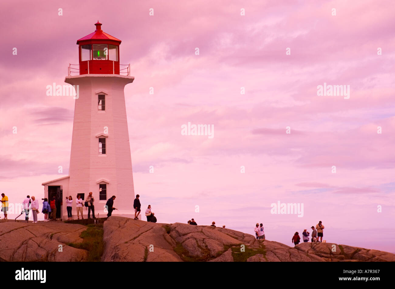 Peggy's Cove Lighthouse, Peggy's Cove, Nova Scotia, Canada Stock Photo Alamy