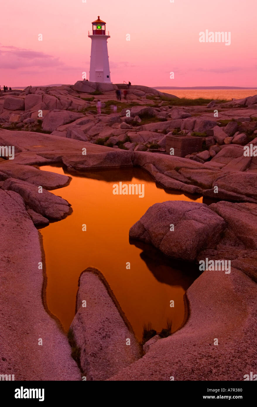 Peggy's Cove Lighthouse, Peggy's Cove, Nova Scotia, Canada Stock Photo Alamy