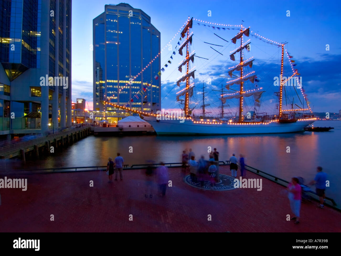 View of Halifax waterfront sunset hi-res stock photography and images - Alamy